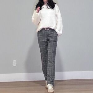 Banana Republic Ryan Plaid Slim Straight Pant